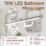 Đèn LED gương dạng thanh đổi ba màu