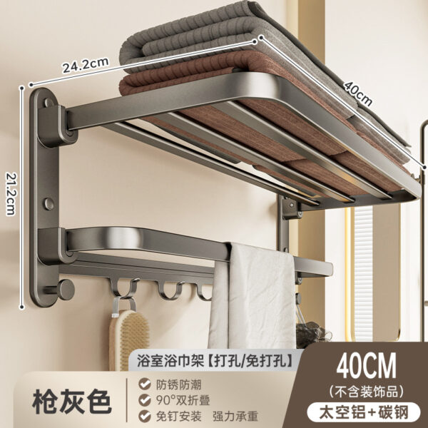 Bộ phụ kiện phòng tắm màu trắng kem và xám súng
