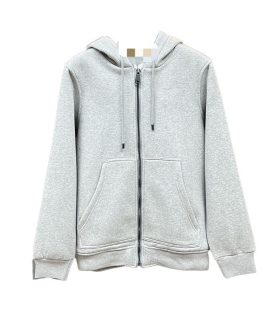 Áo hoodie nam cardigan khóa kéo thêu logo