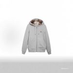 Áo hoodie nam cardigan khóa kéo thêu logo
