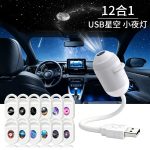 Đèn chiếu sao USB hai chế độ kèm tấm hình