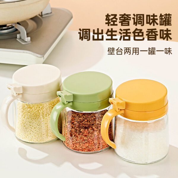 Bộ Hũ Thủy Tinh Đựng Gia Vị 400 ml