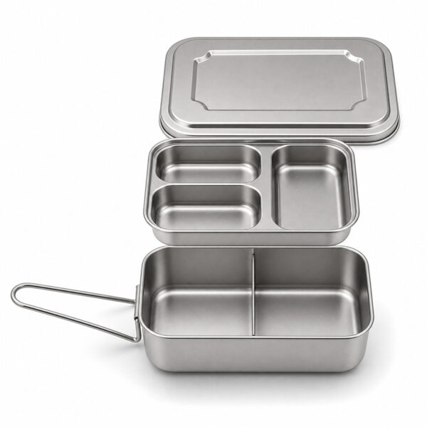 Hộp cơm inox 304 chia ngăn kiểu truyền thống