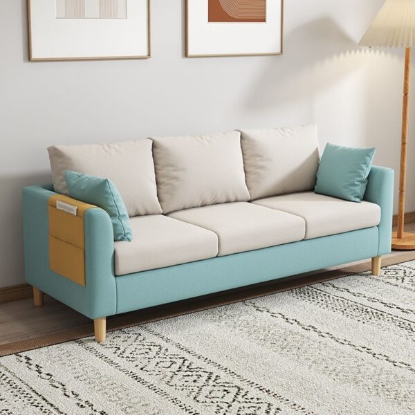 Sofa vải nhung cho phòng khách và nhà thuê