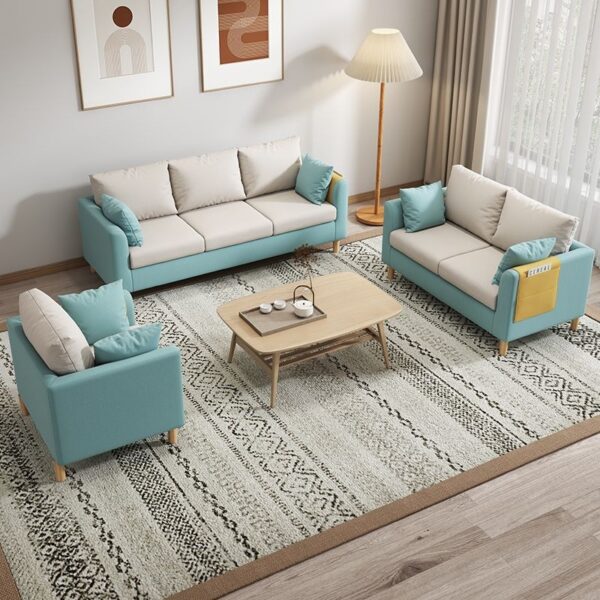 Sofa vải nhung cho phòng khách và nhà thuê