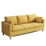 Sofa vải nhung cho phòng khách và nhà thuê
