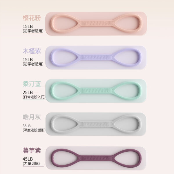 Dây kháng lực silicone hình số 8