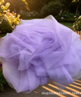 Vải voan lưới trang trí trần và phông cưới