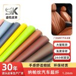 Da microfiber vân Napa cho nội thất xe, khổ 140 cm, dày 1,2 mm