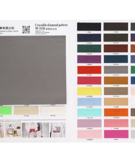 Da PVC vân cá sấu kim cương dày khoảng 1 mm