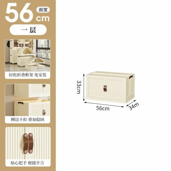 Tủ quần áo trẻ em lắp ghép có bánh xe
