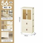 Tủ quần áo trẻ em lắp ghép có bánh xe