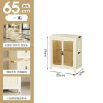 Tủ quần áo trẻ em lắp ghép có bánh xe