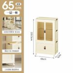 Tủ quần áo trẻ em lắp ghép có bánh xe