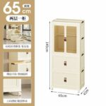 Tủ quần áo trẻ em lắp ghép có bánh xe