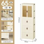 Tủ quần áo trẻ em lắp ghép có bánh xe