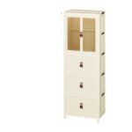 Tủ quần áo trẻ em lắp ghép có bánh xe