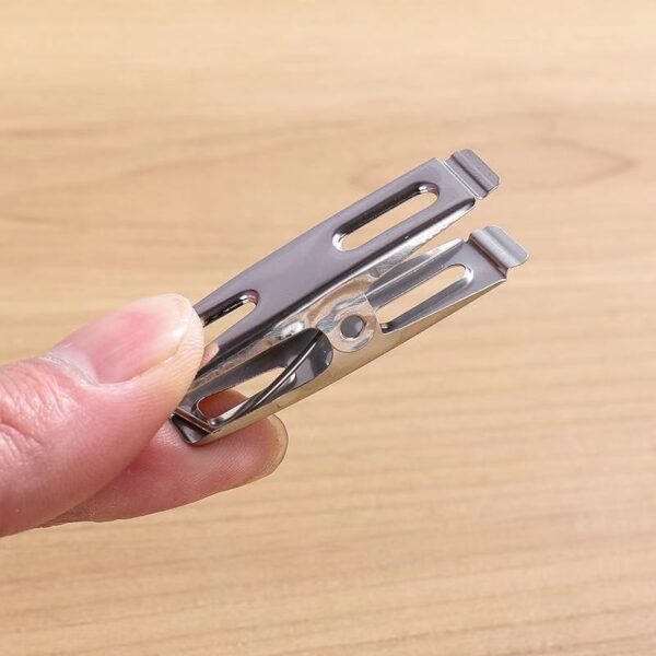 Kẹp phơi đồ inox dạng miệng phẳng