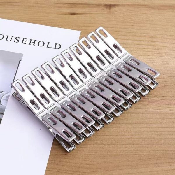 Kẹp phơi đồ inox dạng miệng phẳng