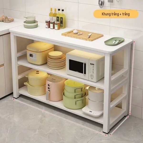 Bàn kệ bếp ba tầng nhiều kích thước