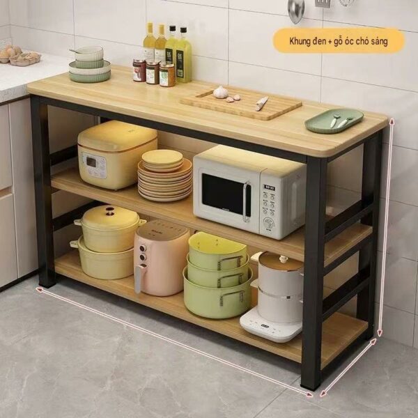 Bàn kệ bếp ba tầng nhiều kích thước
