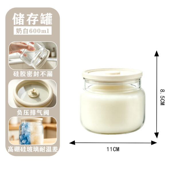 Hũ Thủy Tinh Borosilicate Đựng Dầu Mỡ