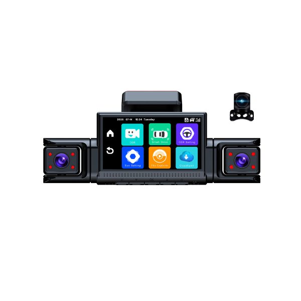 Camera hành trình 4G ba camera cho đội xe