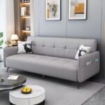 Sofa giường da mèo cào cho căn hộ nhỏ