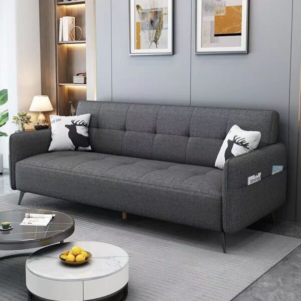 Sofa giường da mèo cào cho căn hộ nhỏ