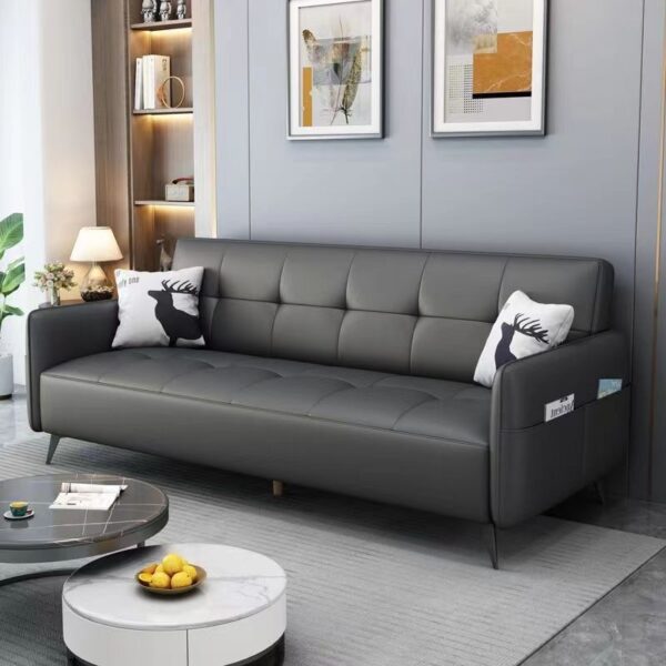 Sofa giường da mèo cào cho căn hộ nhỏ