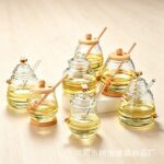 Hũ Thủy Tinh Hình Tổ Ong Kèm Nắp