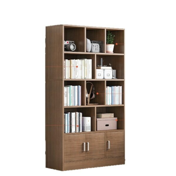 Kệ Sách Đứng Có Cửa Và Tấm Lưng