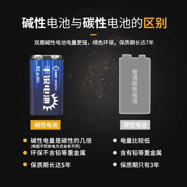 Pin kiềm Shuanglu 9V 6LR61