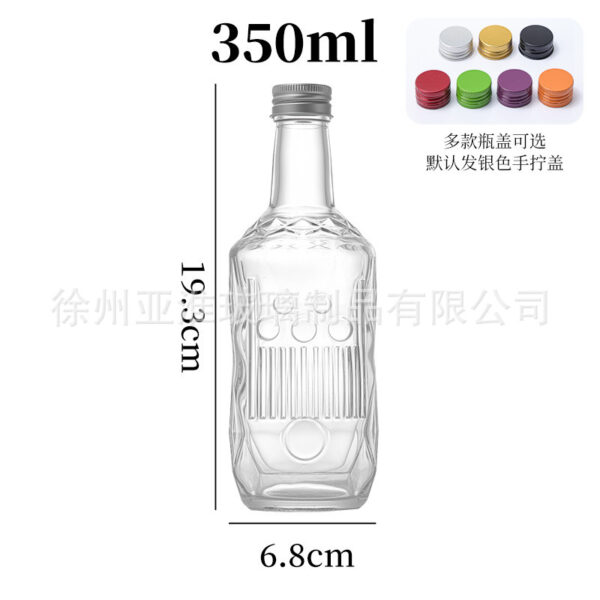 Chai thủy tinh dập nổi 250–500 ml