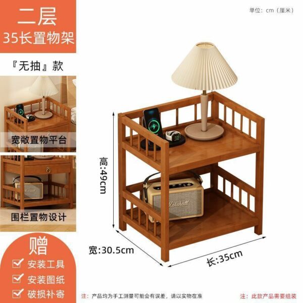 Bàn Đầu Giường Khung Tre Phong Cách Ý