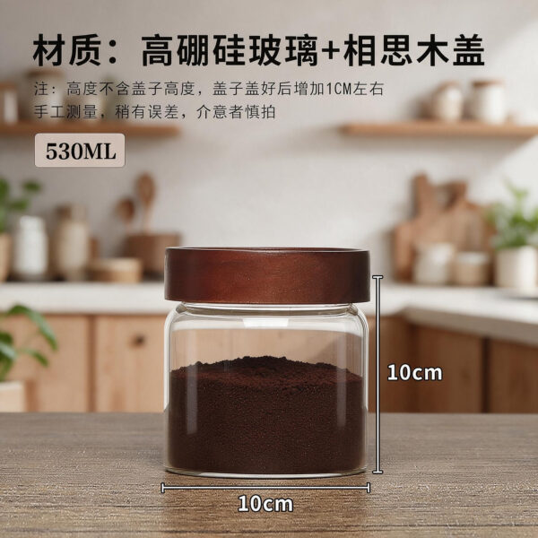 Hũ Thủy Tinh Borosilicate Đựng Ngũ Cốc