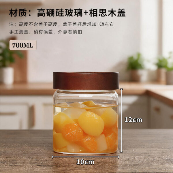 Hũ Thủy Tinh Borosilicate Đựng Ngũ Cốc