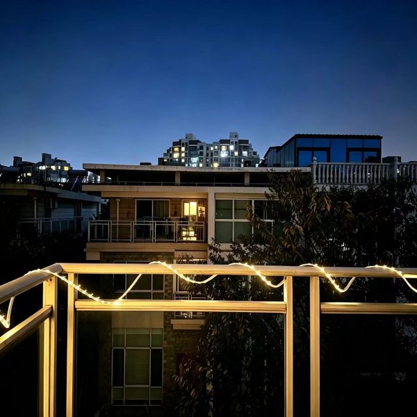 Bộ dây LED sân vườn năng lượng mặt trời 3 mét