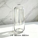Bình thủy tinh màu chuyển sắc dáng trụ