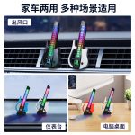 Đèn guitar gắn cửa gió ô tô kèm hương thơm