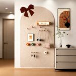 Bảng nỉ tự dính hình nơ treo ảnh