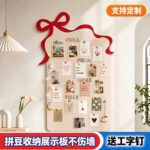 Bảng nỉ tự dính hình nơ treo ảnh