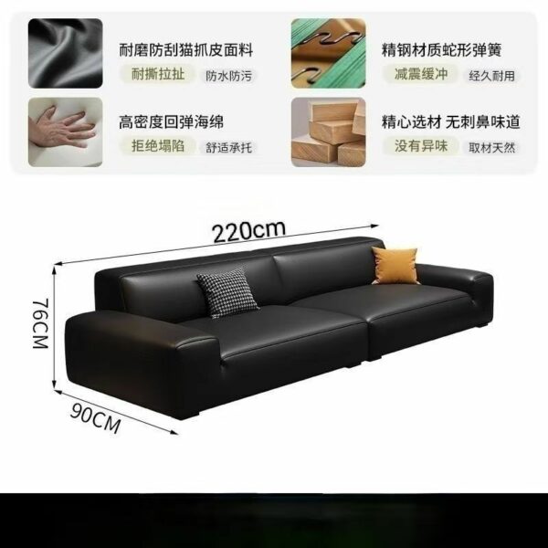 Sofa khối vuông phong cách Italy cho căn hộ