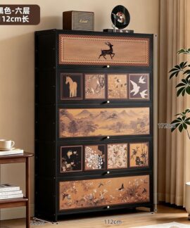Tủ Kệ Bếp Cửa Lật Phong Cách Cổ Điển