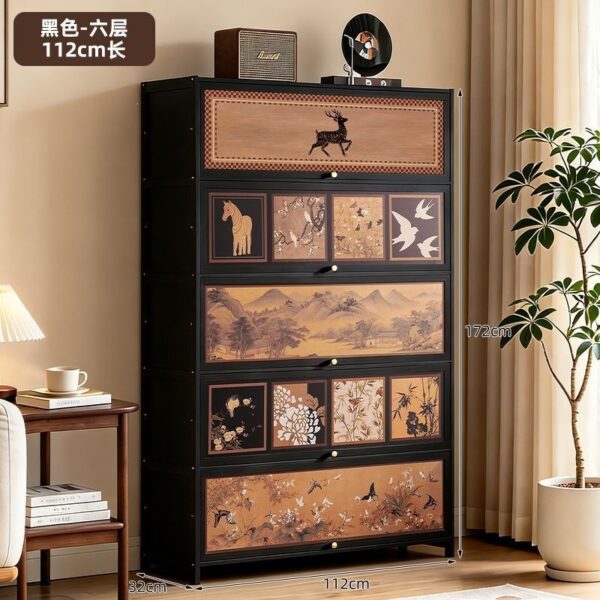 Tủ Kệ Bếp Cửa Lật Phong Cách Cổ Điển