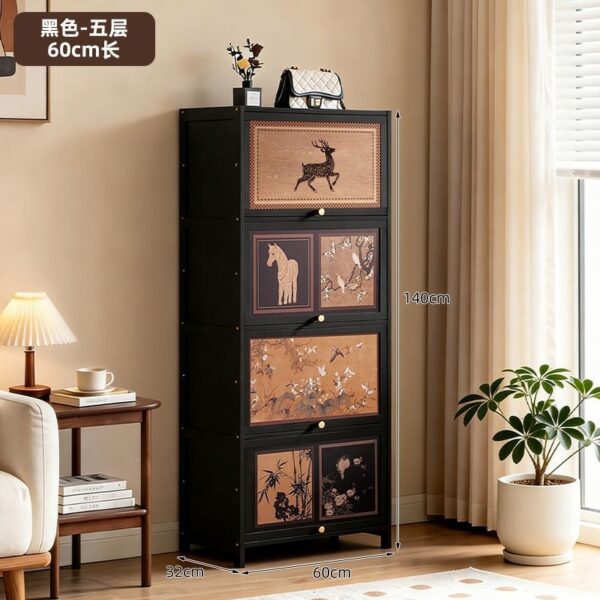 Tủ Kệ Bếp Cửa Lật Phong Cách Cổ Điển