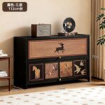 Tủ Kệ Bếp Cửa Lật Phong Cách Cổ Điển