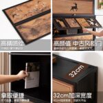 Tủ Kệ Bếp Cửa Lật Phong Cách Cổ Điển