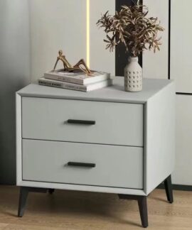 Tủ Đầu Giường Mặt Đá Bọc Da