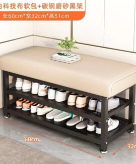 Ghế Thay Giày Khung Thép Có Đệm